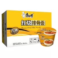 SNWQ康师傅开心桶红烧排骨12桶/箱 按箱起售