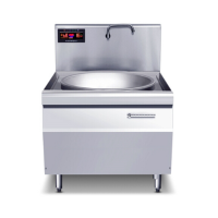 德玛仕 DEMASHI 商用单头电磁大炒炉 酒店学校食堂炒菜煮水大功率锅灶台 HW-DC 201材质