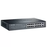 TP-LINK TL-SL1218MP 16口百兆PoE交换机 2个千兆口 单个装