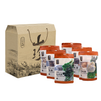 粮佰年 小兴安岭特产 山野珍品礼盒600g 干货菌菇 东北特产