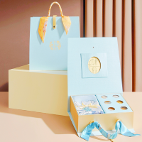 中秋礼盒蓝色箱包款