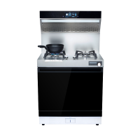 火星人(marssenger) X8G/Z 集成灶 不锈钢台面侧吸下排油烟机燃气灶蒸箱家用一体灶 液化气