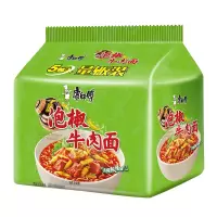 WQMD康师傅经典袋泡椒牛肉五连包30袋/箱 按箱起售