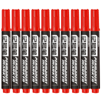得力思达6881记号笔 红 马克笔勾线笔油性笔大头笔 办公用品(960支起订,低于起订量不发货)