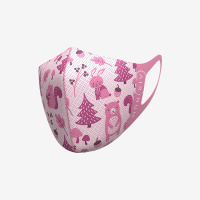 Airinum睿铂lite系列防雾霾防晒防尘透气儿童小孩专用口罩防PM2.5—乐园粉-XS(含2只滤芯)