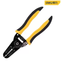 得力(deli)DL2607 剥线钳 工具钳子 7英寸 剥线范围0.6-2.6mm