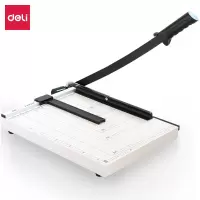 得力(deli)8013 钢质切纸机/切纸刀/裁纸刀/裁纸机 380mm*300mm单位:组