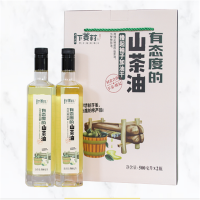 下姜村 冷榨山茶油礼盒500ml*2