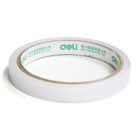 得力(deli)30402高粘性棉纸双面胶带 18mm*10y(9.1m/卷) 16卷袋装30402