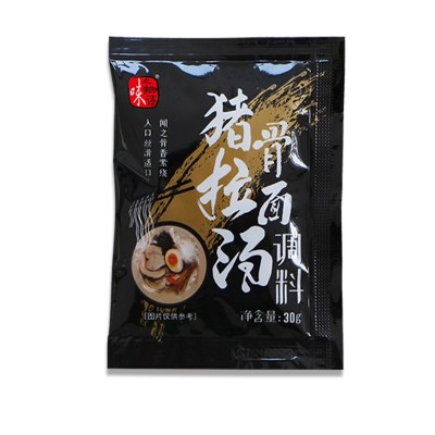 味之物语 猪骨拉面汤日式豚骨拉面汤料方便面煮面调料包30g*10袋