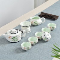 白雪荷花 功夫茶具