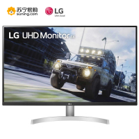 LG 32UN500-W 31.5英寸 4K显示器 HDR10 广色域 内置音箱 低闪屏液晶 PS4 电脑屏幕 设计师 32UK550升级款