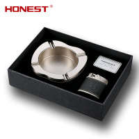 百诚(HONEST)烟缸打火机套装 TA-34