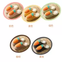 ZHMD艾米惟秋冬可爱胡萝卜毛绒情侣室内家居棉拖鞋TS706