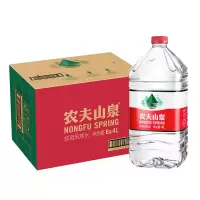 饮用水饮用天然水矿泉水4L 6桶 桶装水