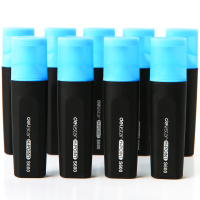 得力思达S600荧光笔(蓝)(支) 记号笔 标记笔 涂鸦笔 办公学生文具 起订量1200支 低于起订量不发货