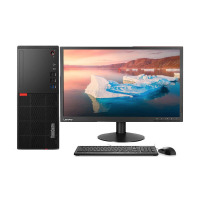 联想(Lenovo)E76P 商用办公台式机电脑I5-9400F/8G/1T+128G/2G显卡 含23.8英寸显示器