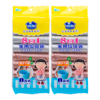 悦巢 家用厨房厨余8合1垃圾袋点断式45*50cm 160只*2包 363024