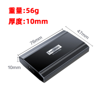 联想 (Lenovo) 512GB Type-C USB3.1 固态移动硬盘 PSSD PS3 金属外壳 移动便携 抗震