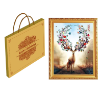 花世界花卉20国钱币收藏画《路路发》