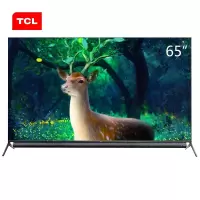 TCL 65P9 65英寸 原色高色域 人工智能语音 安桥一体式圆柱音响 无边全面屏平板电视