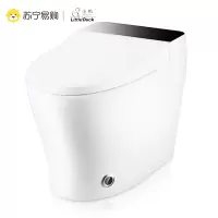 小鸭牌智能马桶一体式全自动冲水翻盖家用多功能即热虹吸式坐便器XYZBY-7605白色305MM/400MM坑距