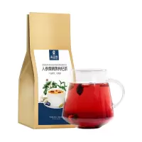 北京同仁堂健康 青源堂牌 人参黄精黑枸杞茶150g 人参五宝茶桑葚红枣大麦山药代用茶即冲即饮