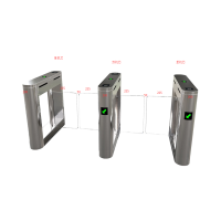 人行通道摆闸(单机芯2台/双机芯1台)2套起订