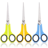 得力6003方便剪刀(混)(把)（12把/盒）