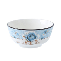 企业专享 新款青花瓷6碗筷餐具套装礼品 起订100