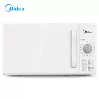 美的 家用微波炉 转盘加热 20升 家用小型微波炉 M100 白色 简约 迷你家用M100
