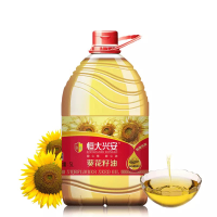 恒大兴安葵花籽油5L桶装食用油物理压榨清香植物油