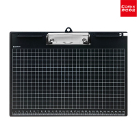 齐心(Comix) A725 A4带刻度多功能书写板夹 垫板 横式 黑色 2个装