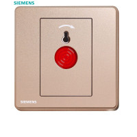 西门子开关插座面板 睿致系列睿智玫瑰金开关 报警开关