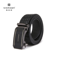 Sheridan喜来登2020夏季新款商务自动扣皮带 黑色