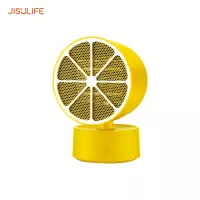 几素取暖器小型暖风机家用热风小太阳省电暖脚节能mini桌面暖手卧室打游戏防冻手静音(柠檬黄)