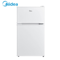 美的(Midea)88升 BCD-88CM 双门迷你小冰箱办公室家用冷冻冷藏小型节能环保省电静音电冰箱