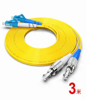 胜为 SHENGWEI FSC-108 电信级光纤跳线 LC-SC单模双芯 收发器尾纤 3米