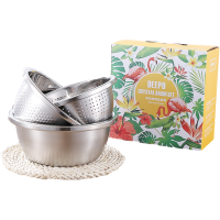 华祺腾达 帝铂料理盆 米筛 面盆 多用盆 （HuaQi-800310）