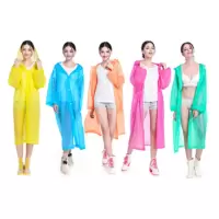 一次性加厚雨披户外成人按扣雨衣