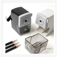 得力文具0610b削笔器铅笔刀学生卷笔刀办公削笔机手摇铅笔削笔刀卷笔机
