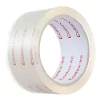 齐心单卷装55mm*60y(54.9米)高透明胶带 宽封箱胶带JT5506