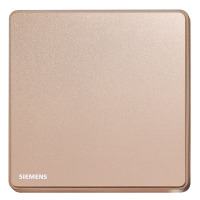 西门子(SIEMENS)开关插座 空白面板白板 睿致86型暗装面板 玫瑰金