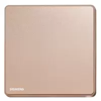 西门子(SIEMENS)开关插座 空白面板白板 睿致86型暗装面板 玫瑰金