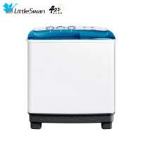 小天鹅(LittleSwan)10公斤大容量 双桶双缸 洗衣机半自动 品牌电机 强劲动力 TP100VS908