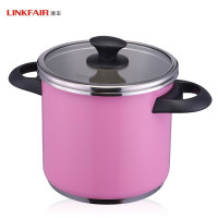 凌丰(LINKFAIR)经典按钮式压力锅5.5L(桃红色)LFPC-JD5505