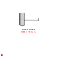 大通轩恒 ROHE金刚砂平头砂轮棒SPZ83-20-12-80L-80#货期4周左右1支/件(单位:件)