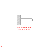 大通轩恒 ROHE金刚砂平头砂轮棒SPZ52-20-12-80L-80#货期4周左右1支/件(单位:件)