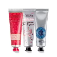 欧舒丹(L’OCCITANE)护手霜3支组合套装 (玫瑰30ml+乳木果30ml+樱花30ml)花萃香氛滋润保湿