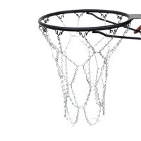 MOREKO 铁链篮球网 标准篮圈12网钩型镀锌防锈铁链篮网篮筐网兜